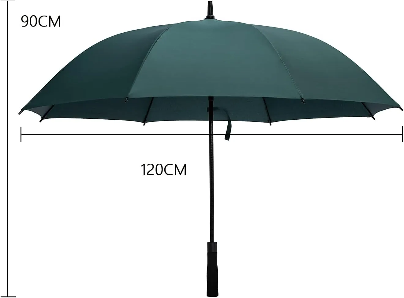 Large Golf Umbrella Windproof 48/54 Inch Windproof Automatic Open Automatic Open Vented Oversized Umbrella for Rain and Wind for Men and Women