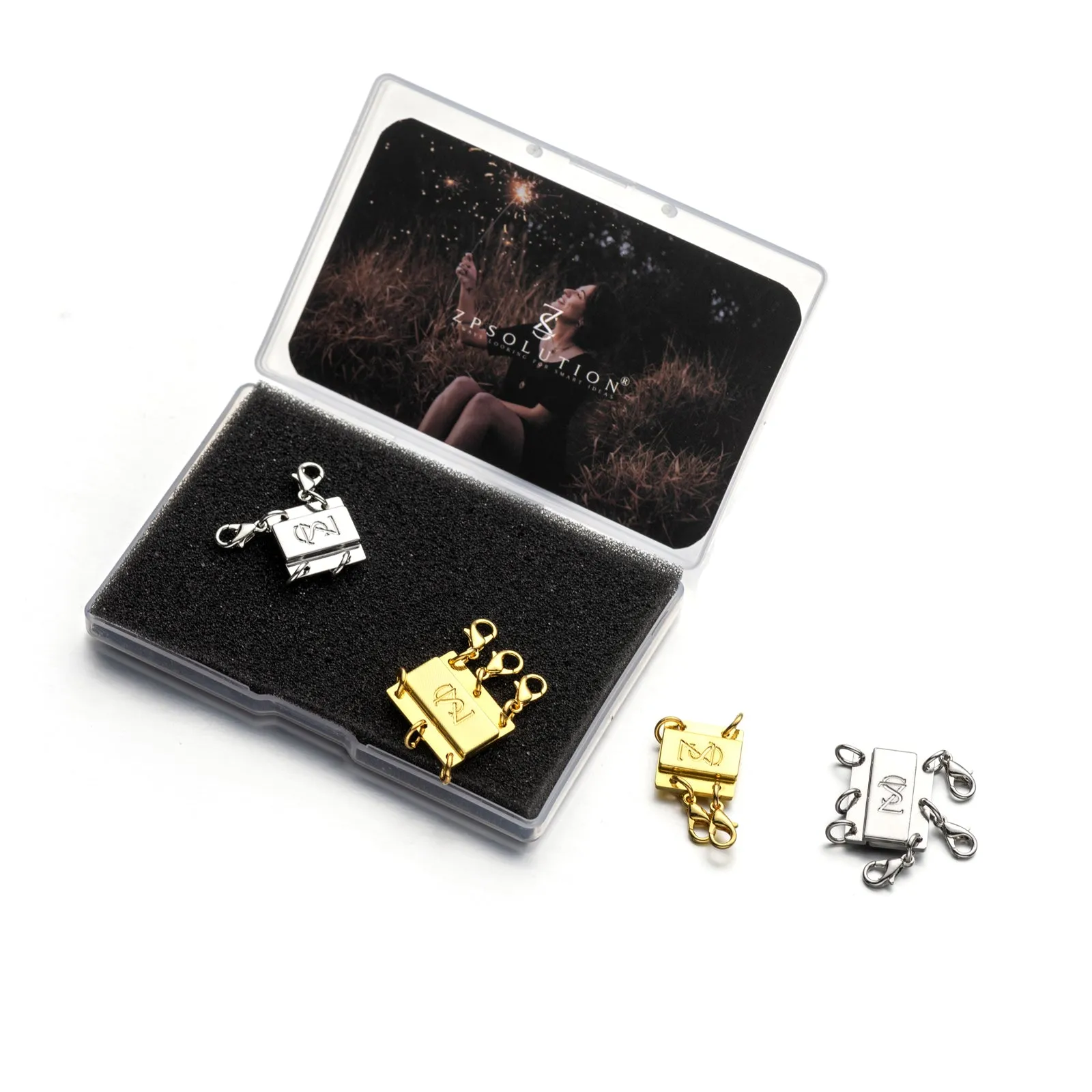 Layering Necklace Clasp, Lock Magnetic Necklace Connector