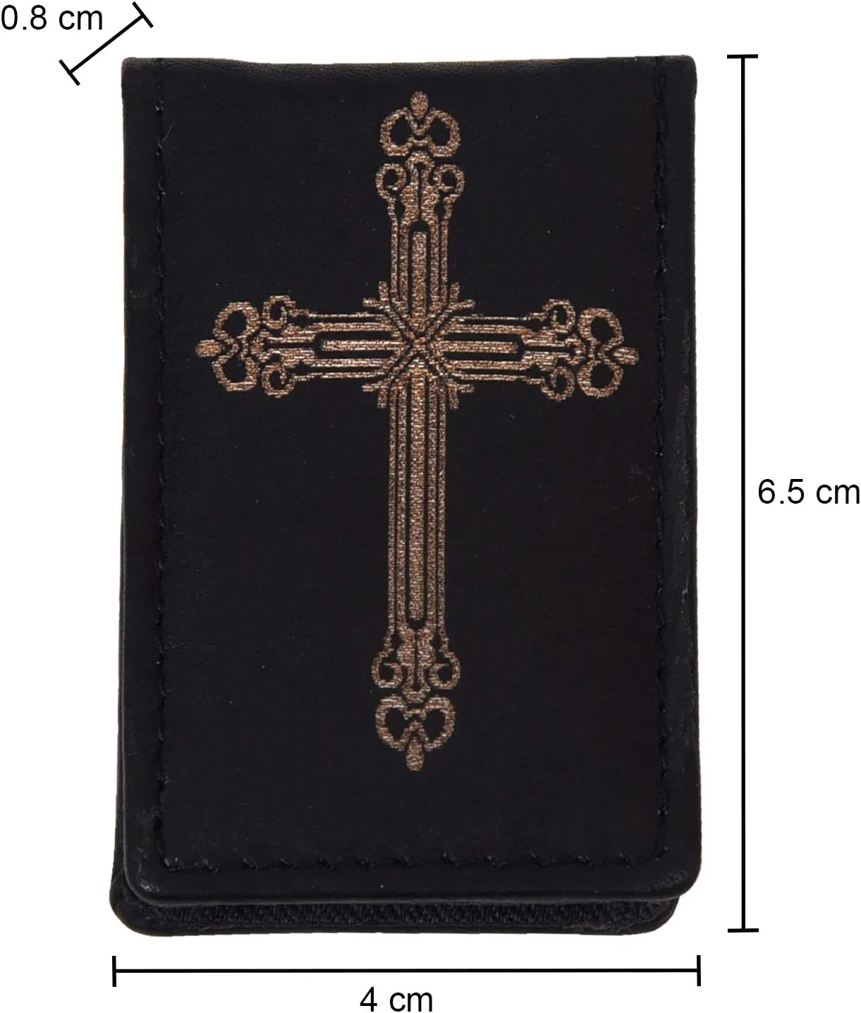 LB LEATHERBOSS Men's New Leather Strong Magnetic Money Clip