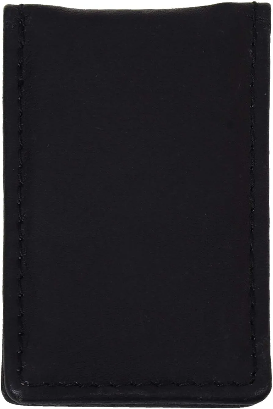 LB LEATHERBOSS Men's New Leather Strong Magnetic Money Clip