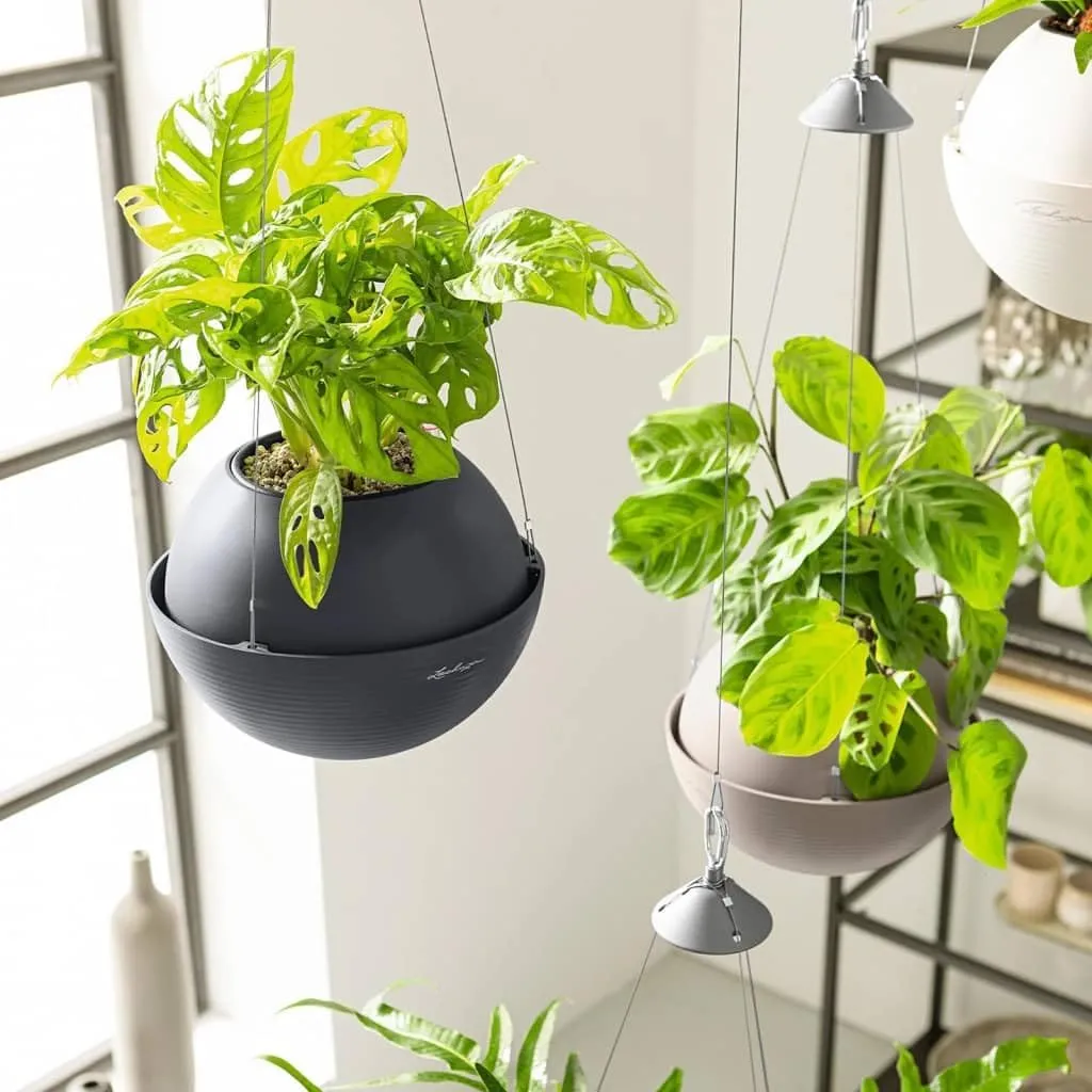 LECHUZA BOLA Color 23 sand brown Plant Pot Flower Pot 16766