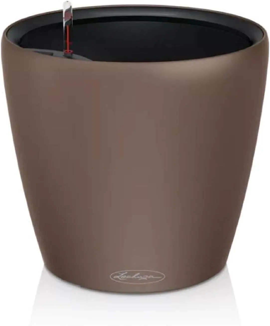 Lechuza Classico Colour LS 21 Self Watering Indoor Planter Flower Pot Nutmeg 14263