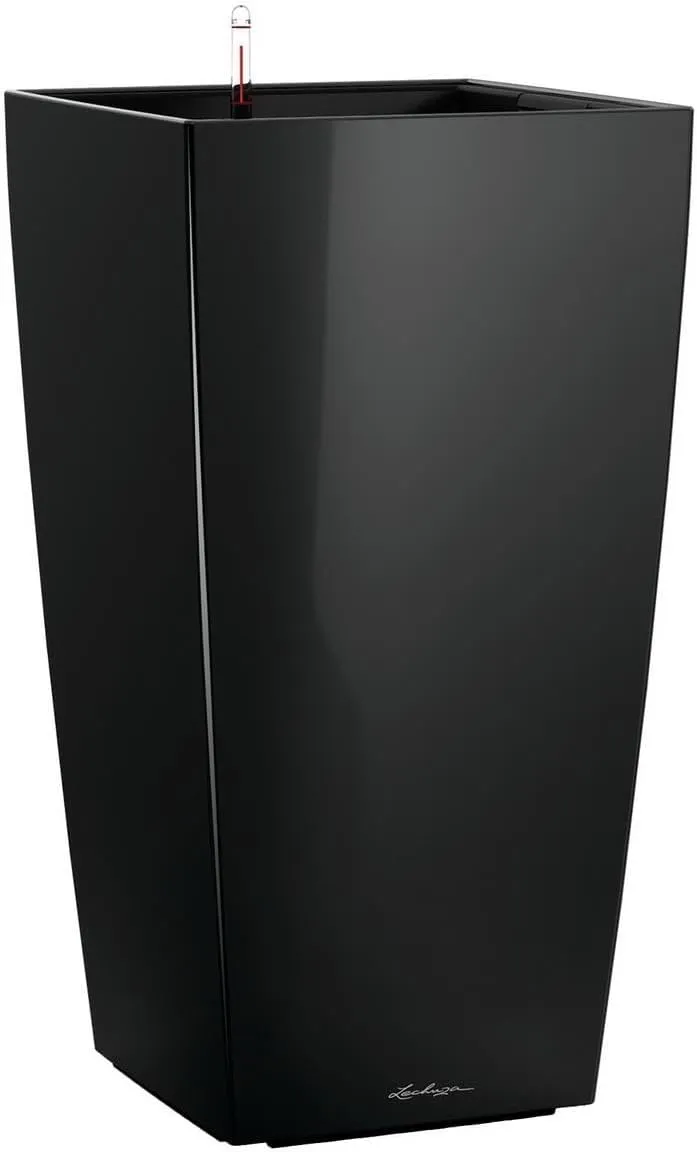 Lechuza CUBICO Premium 40 Black high Gloss 18196