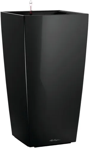 Lechuza CUBICO Premium 40 Black high Gloss 18196