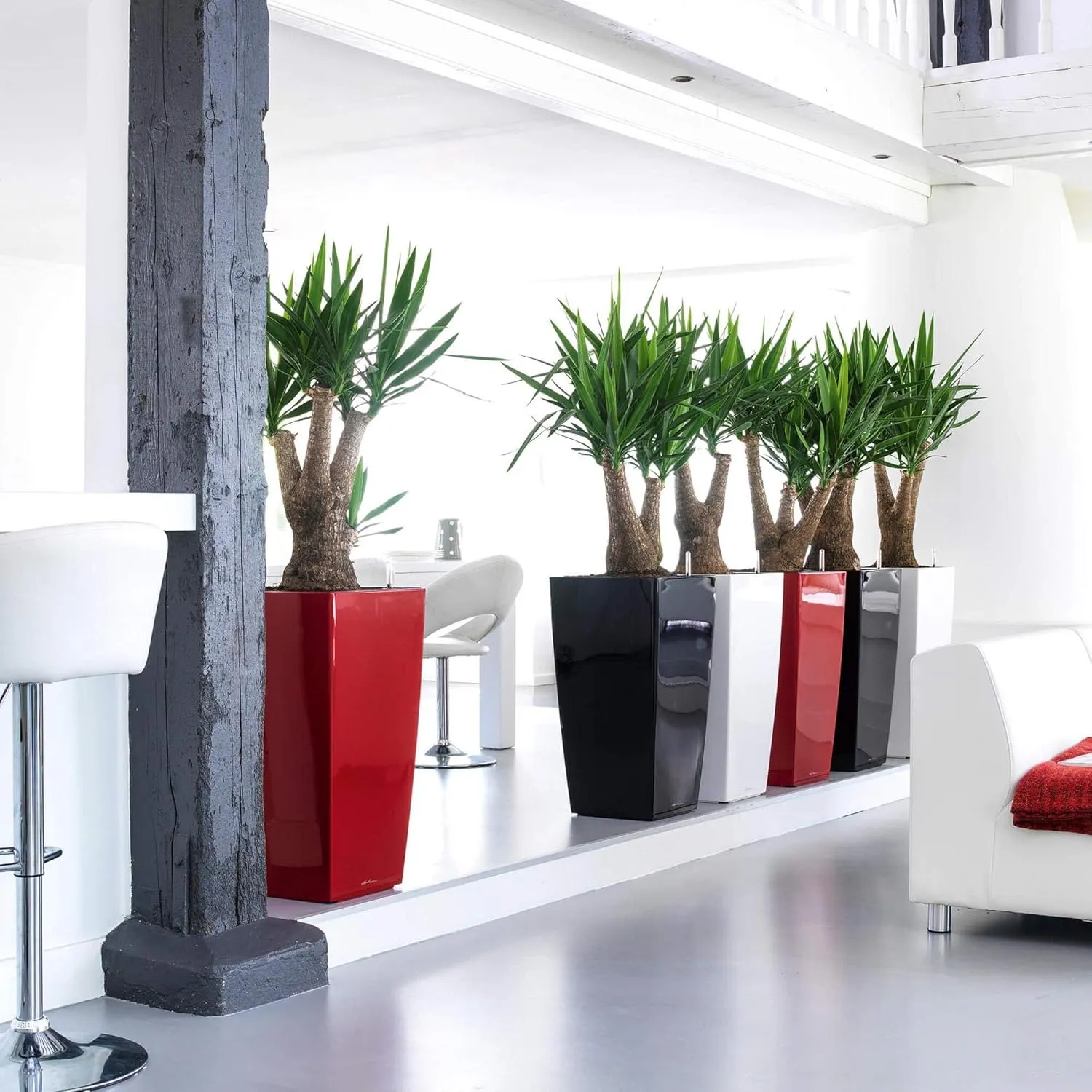 Lechuza CUBICO Premium 40 White high Gloss 18191