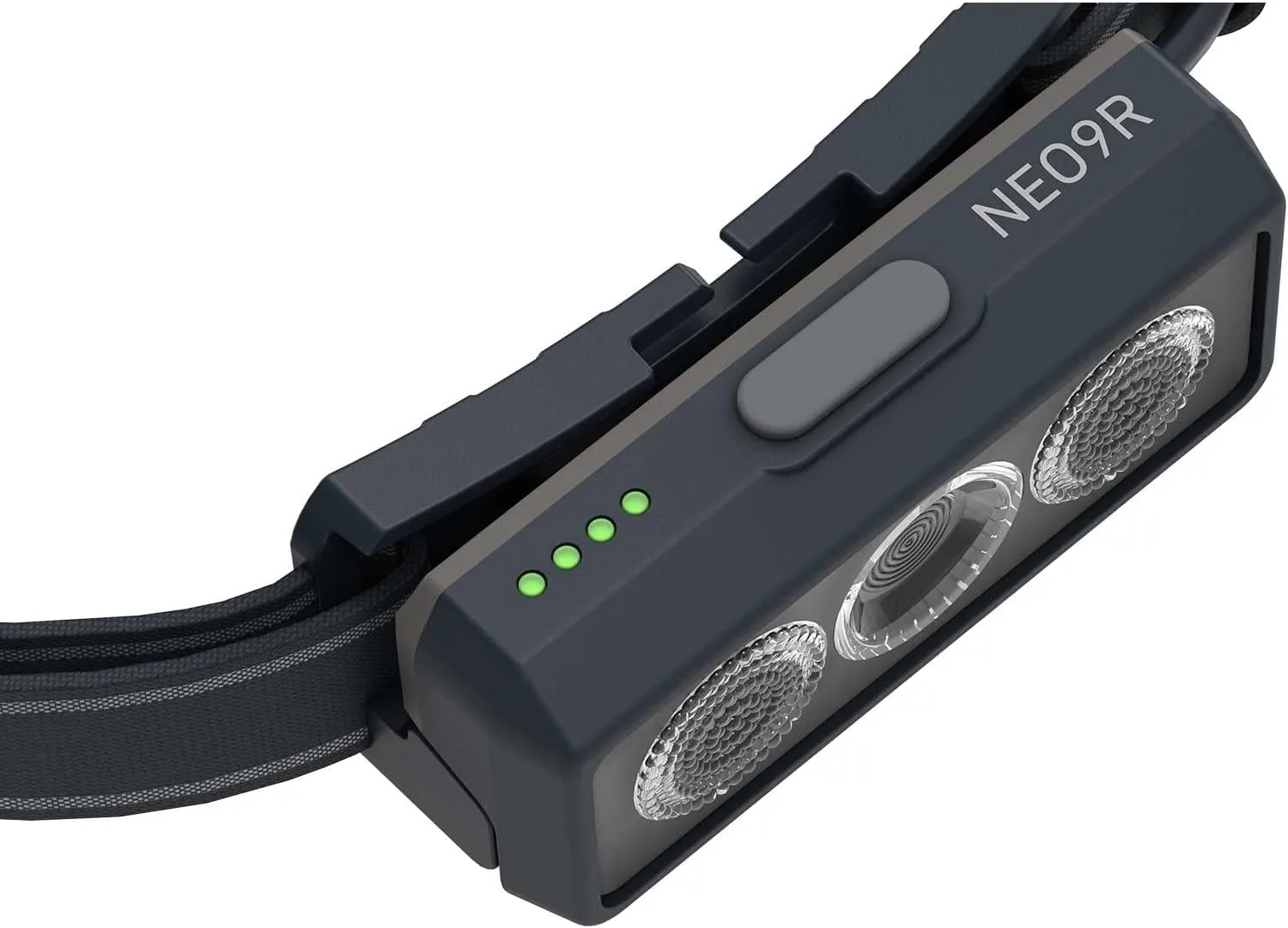 Ledlenser 502324 NEO9R LED Headlight, Black/Gray, Rechargeable, Outdoor, Running, Black, Gray