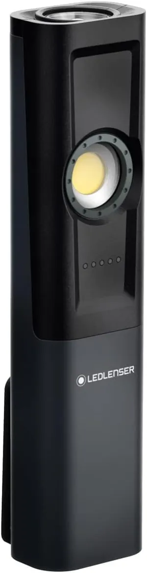 Ledlenser iW5R Rechargeable LED Work Inspection Torch, 300 Lumens, USB Charge, Up to 6 Hours Battery Life