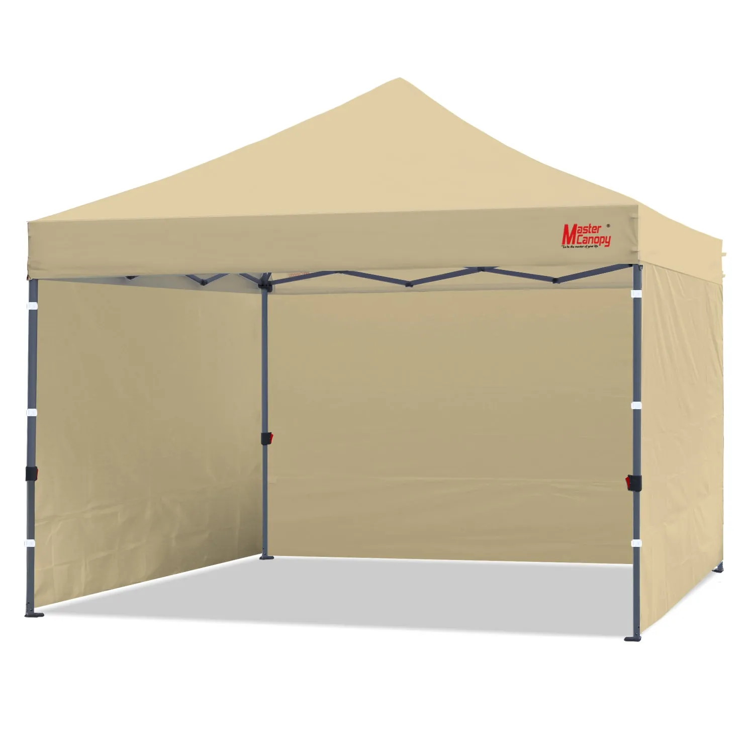 Leisure Sports- 8x8/10x10 Easy Pop-up Canopy Tent with Sidewalls-CA