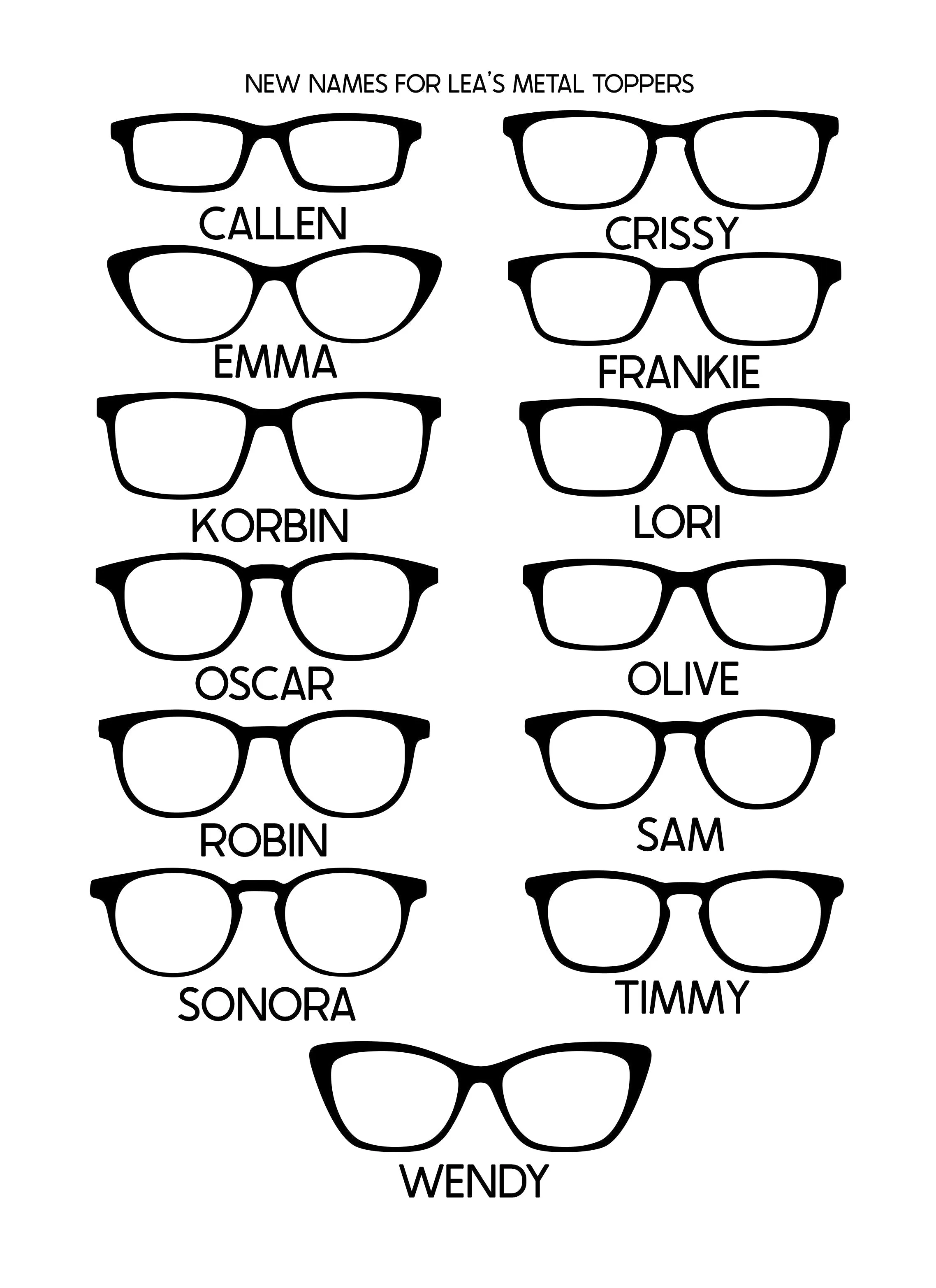 LIGHT BLUE SCIENCE Eyewear Frame Toppers COMES WITH MAGNETS