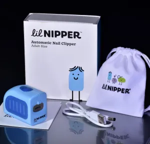 Lil Nipper Electric Fingernail Clipper, Safety Fingernail Trimmer Adults, Teens, Elderly. Nail Clippers for Seniors and Caregivers. Low Mobility Aid Nail Cutter, Gift for Caregivers, Care Communities