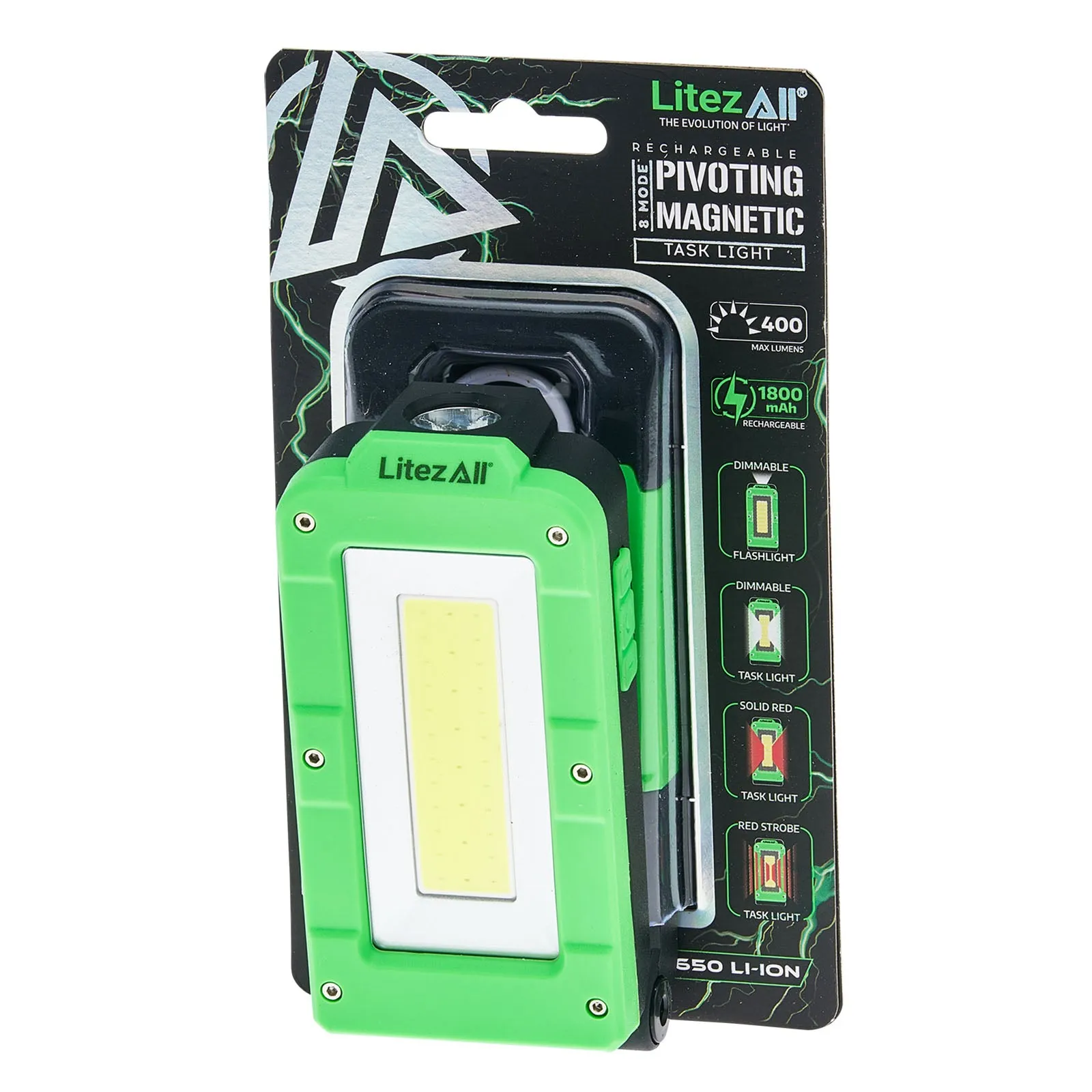 LitezAll Rechargeable Pivot Work Light