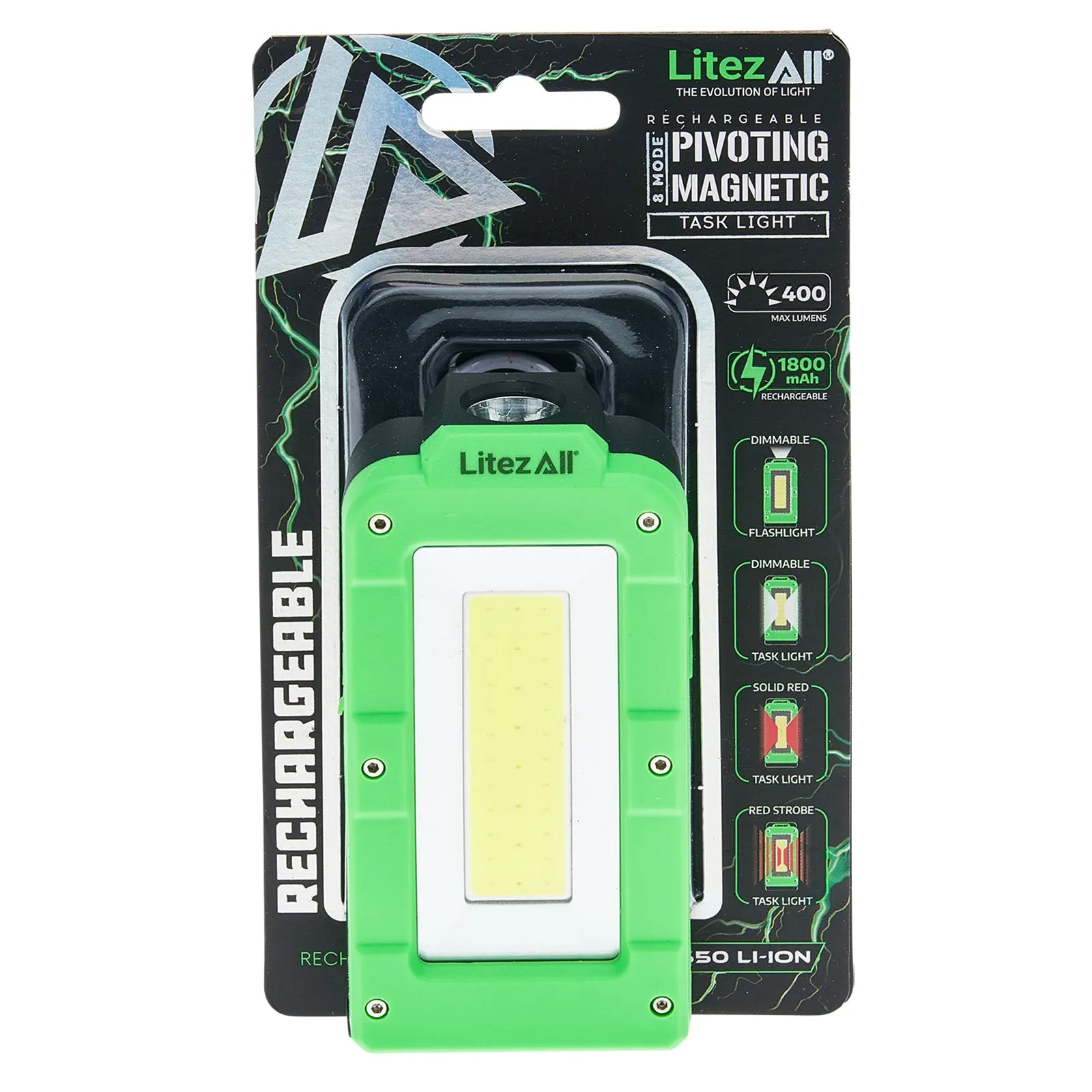 LitezAll Rechargeable Pivot Work Light