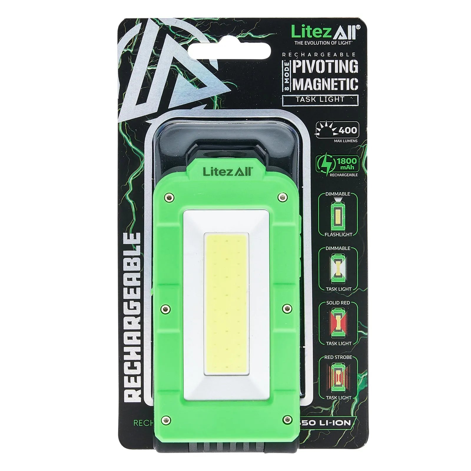 LitezAll Rechargeable Pivot Work Light