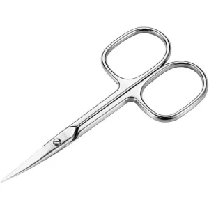 LIVINGO Premium Manicure Nail Scissors, Multi-purpose Stainless Steel Cuticle Beauty Grooming Kit for Eyebrow, Eyelash, Dry Skin Curved Blade 3.5 inch