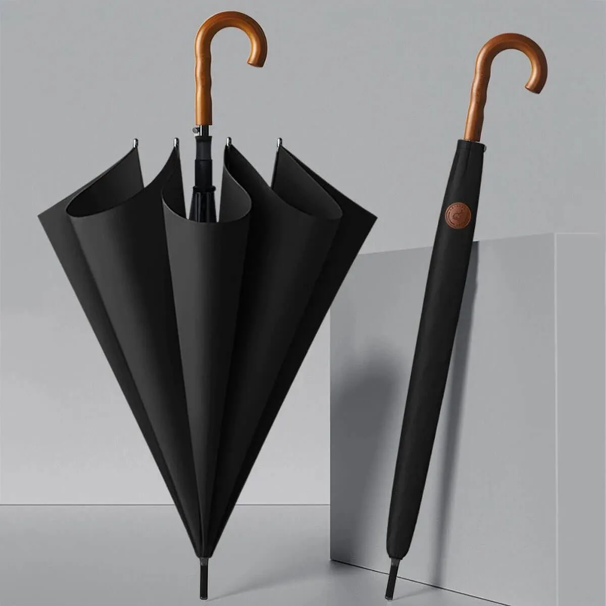 Long Handle Windproof Umbrella