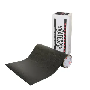 Longboard Grip Tape by CatTongue Grips – Non-Abrasive Longboard Skateboard Grip Tape Roll, Heavy Duty Non Slip Grip Tape for Max Comfort and Control, Tear, Peel & Slip Resistant (Black, 11” x 44”)
