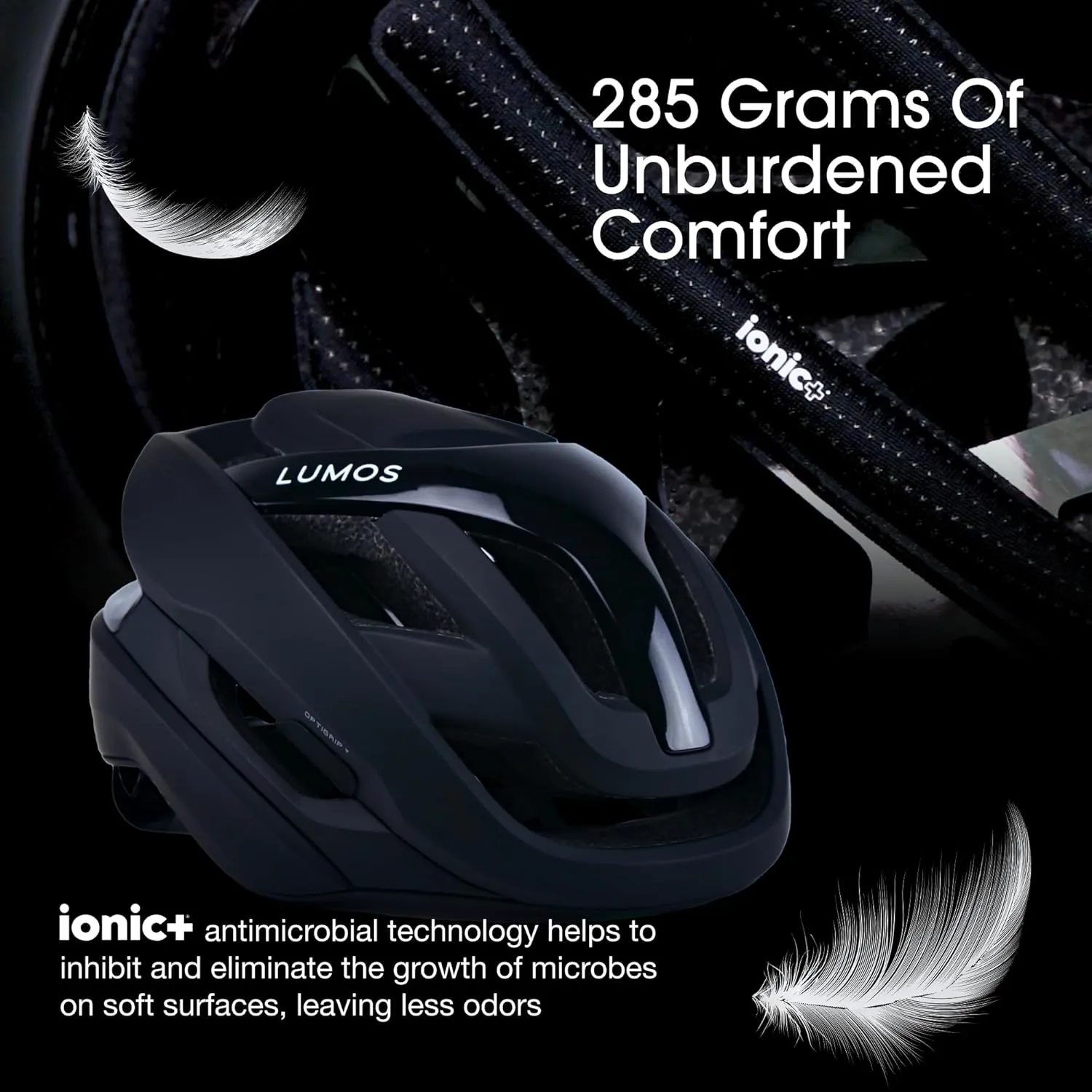 Lumos Ultra Fly Pro - Road Bike Helmet | Lumos Firefly and Firefly Mini Compatible | Built-in Sunglasses Port | Custom-Made Fit System for Adult Men & Women | Bicycle Cycling Accessories