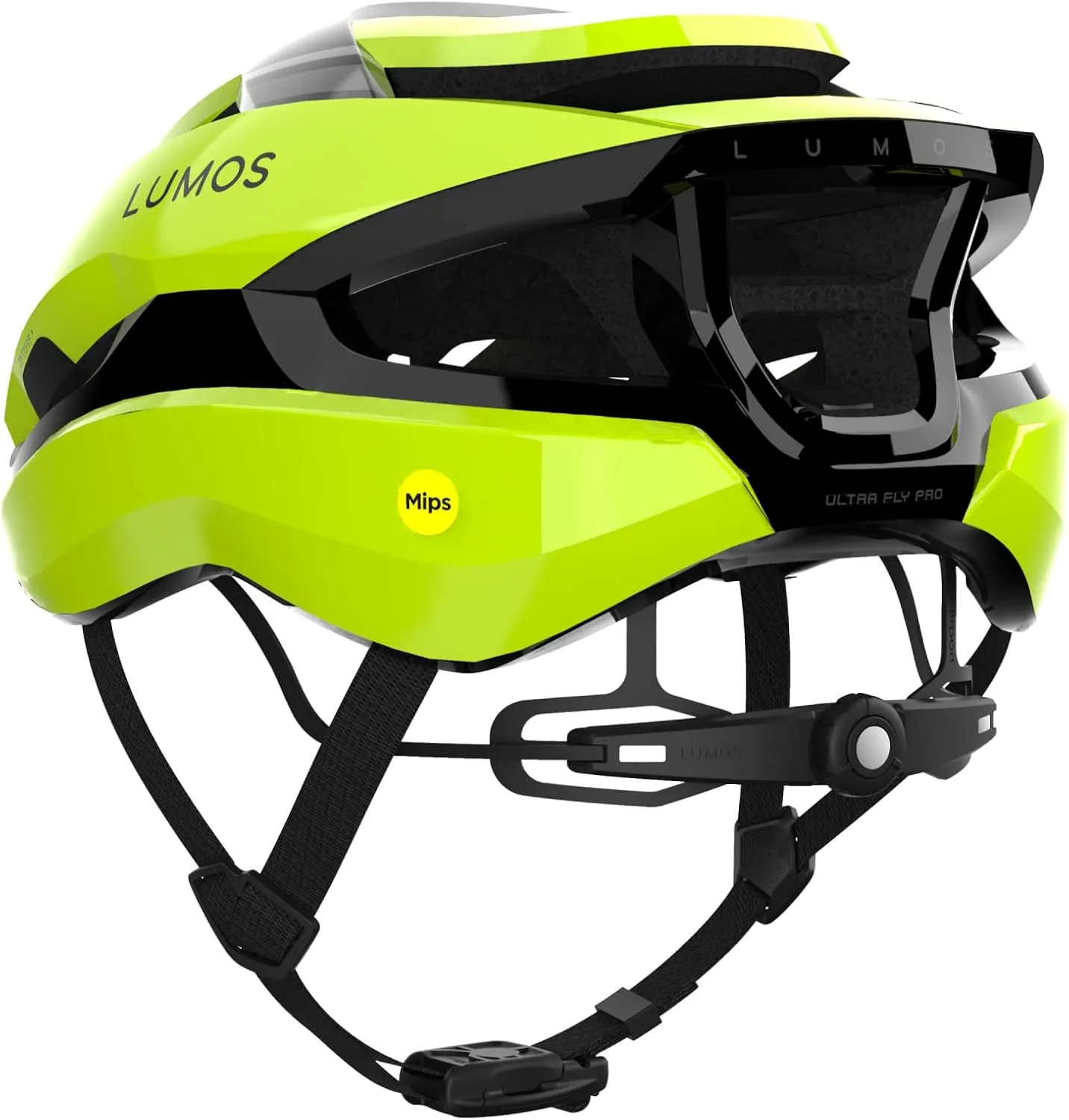 Lumos Ultra Fly Pro - Road Bike Helmet | Lumos Firefly and Firefly Mini Compatible | Built-in Sunglasses Port | Custom-Made Fit System for Adult Men & Women | Bicycle Cycling Accessories