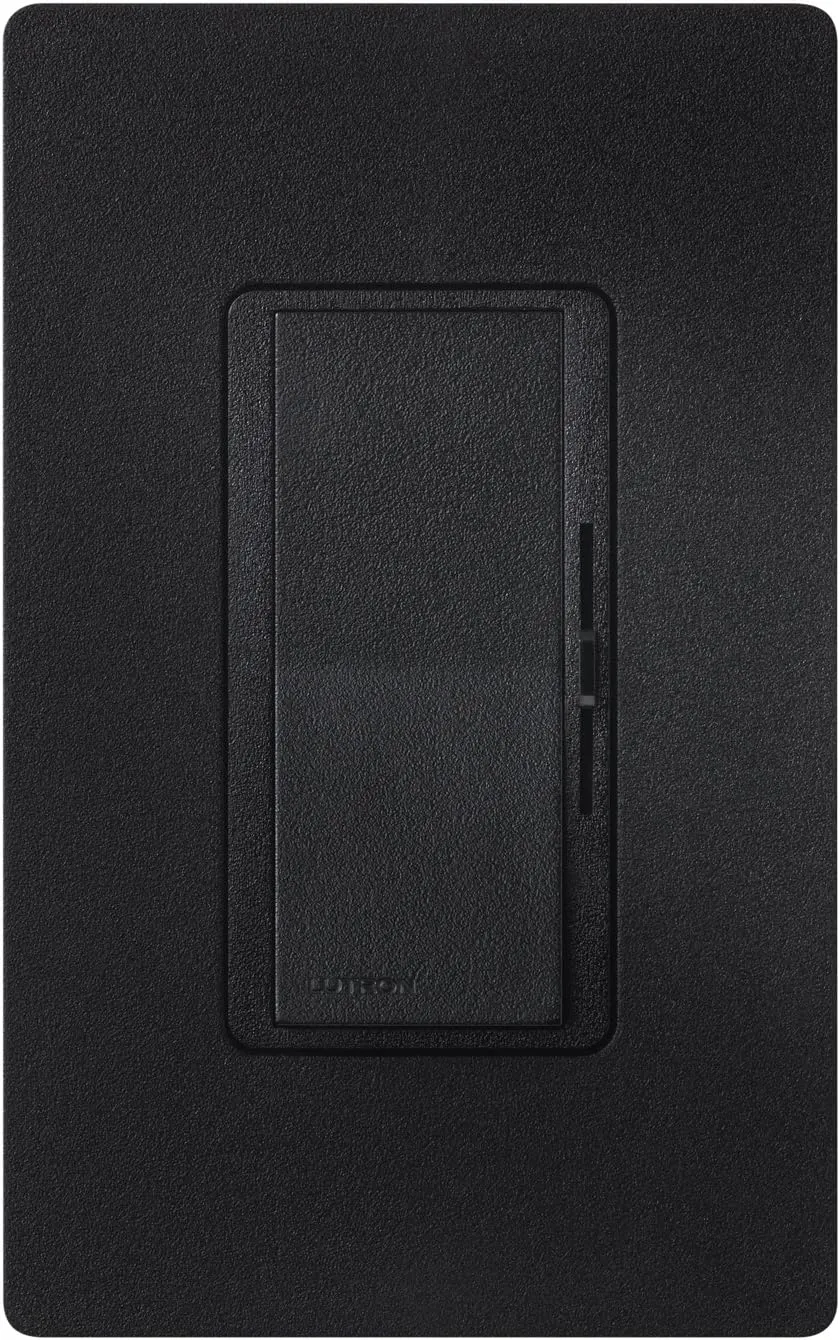Lutron DVSCLV-10P-MN Diva 800-watt Single Pole Magnetic Low-Voltage Dimmer, Midnight
