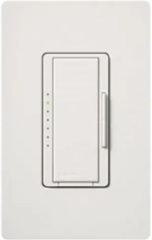 Lutron RRD-10ND-SW RadioRA 2 Dimmer Snow