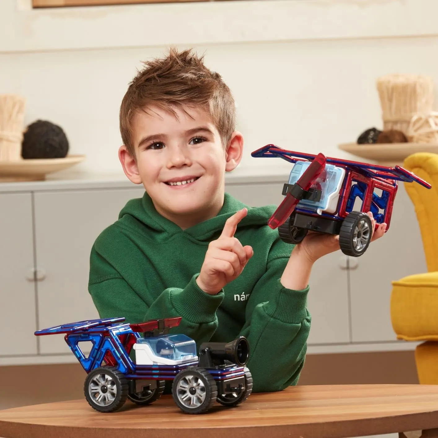 Magformers Amazing Police and Rescue 26Pc Set | Magnetic Tiles for STEM Development and Critical Thinking | Magnetic Blocks and Building Tiles to Develop Problem-Solving Ability and Shape Recognition