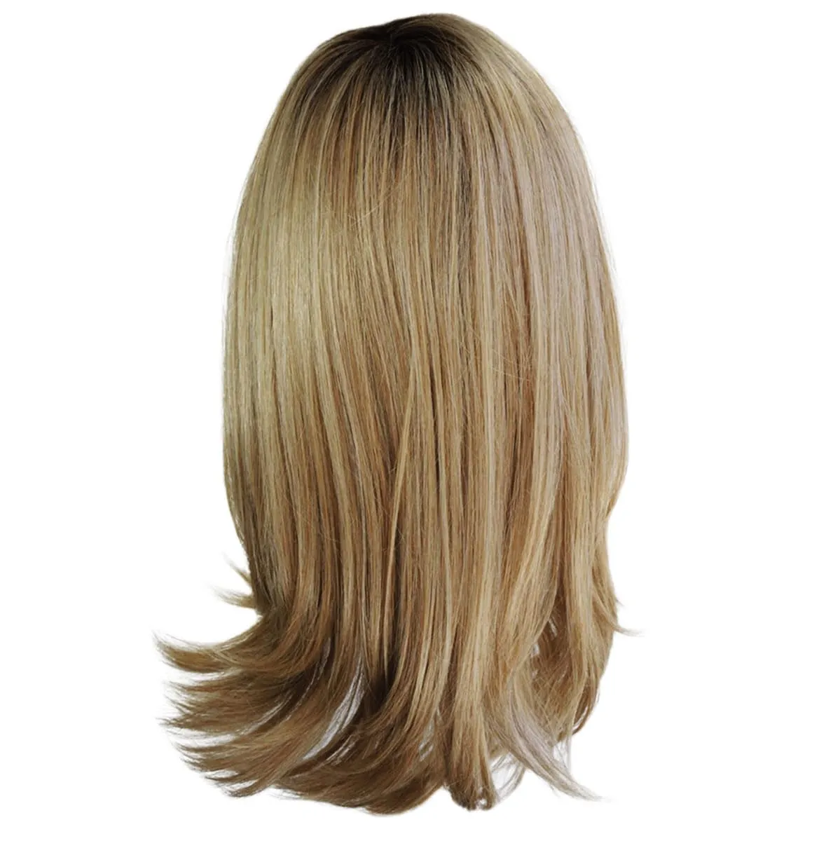 Magnetic Apppel Long Layered Wig With Whispy Bangs by Hairuwear, Average Cap - SS Light Blonde