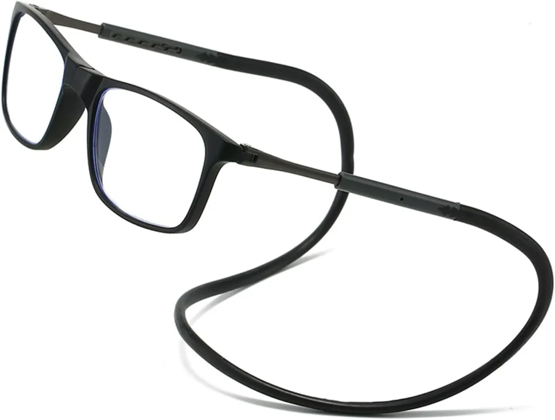 Magnetic Blue Light Blocking Reading Glasses for Men&Women, Bridge Front Connect Reading Glasses, Reading Adjustable