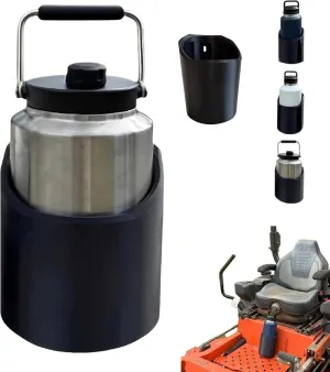 Magnetic Bottle Holder, Heavy Duty Magnetic Drink Holder, Big Magnetic Bottle Mounts for 46, 50, 64 Oz,Portable Magnetic Drink Holder for Tractor Fridge Yacht RV Forklifts Bus Lawnmower Truck