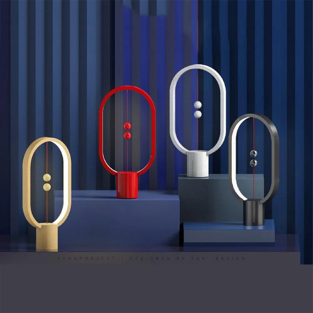 Magnetic Creative LED Night Light Table Lamp