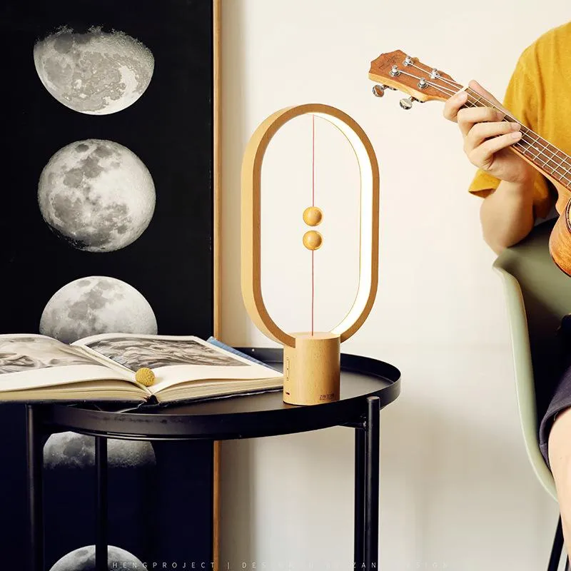 Magnetic Creative LED Night Light Table Lamp