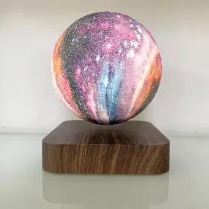Magnetic Levitation Moon Lamp - 3D Printed LED Night Light with Touch Control, Unique Home Decor