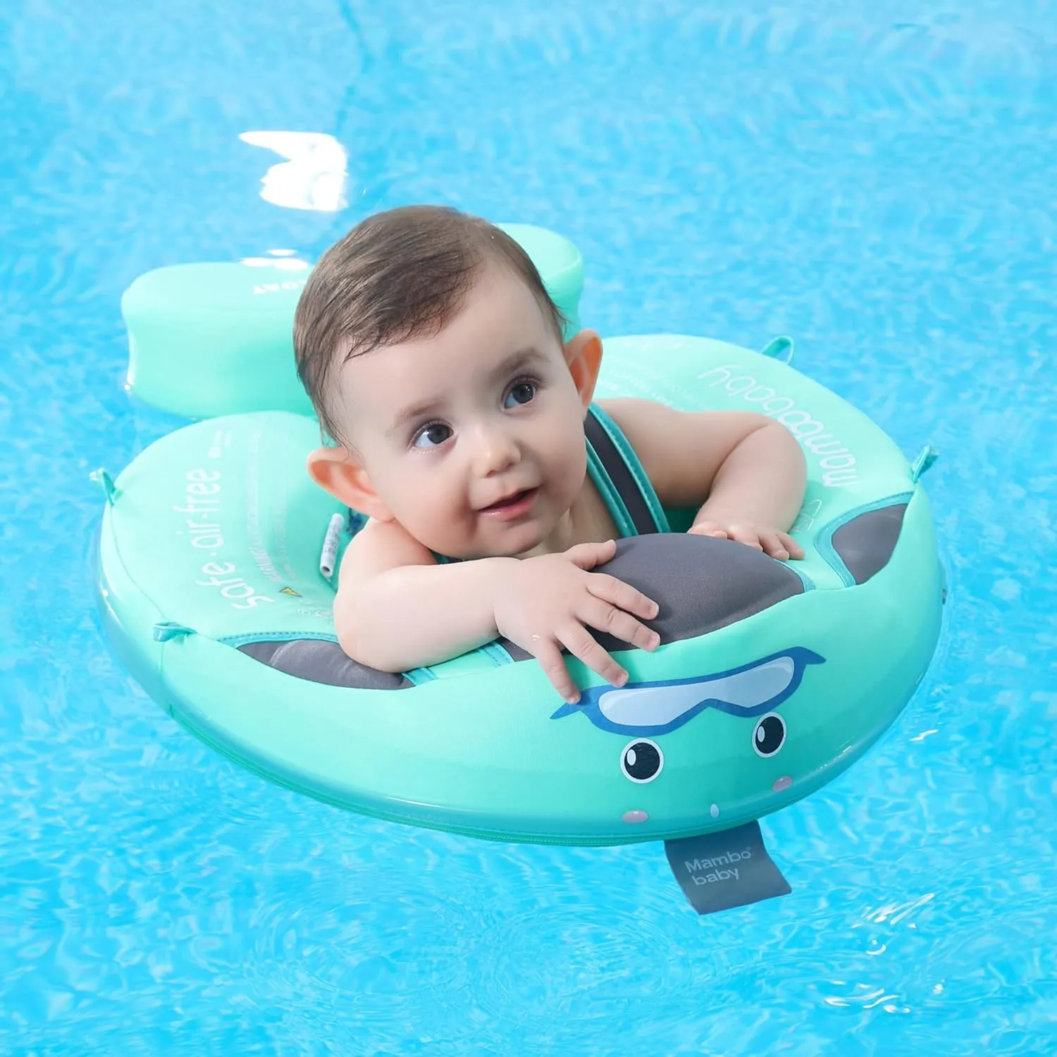 Mambobaby Add Tail Newest Baby Float with Sun Canopy – Special Edition Green