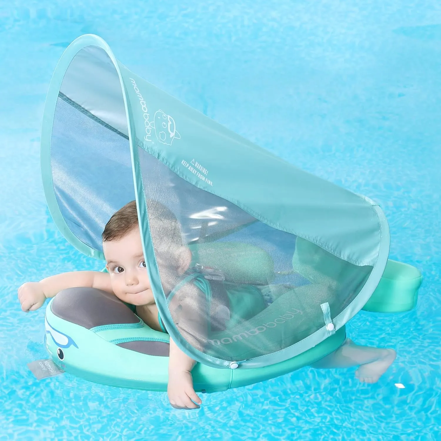 Mambobaby Add Tail Newest Baby Float with Sun Canopy – Special Edition Green