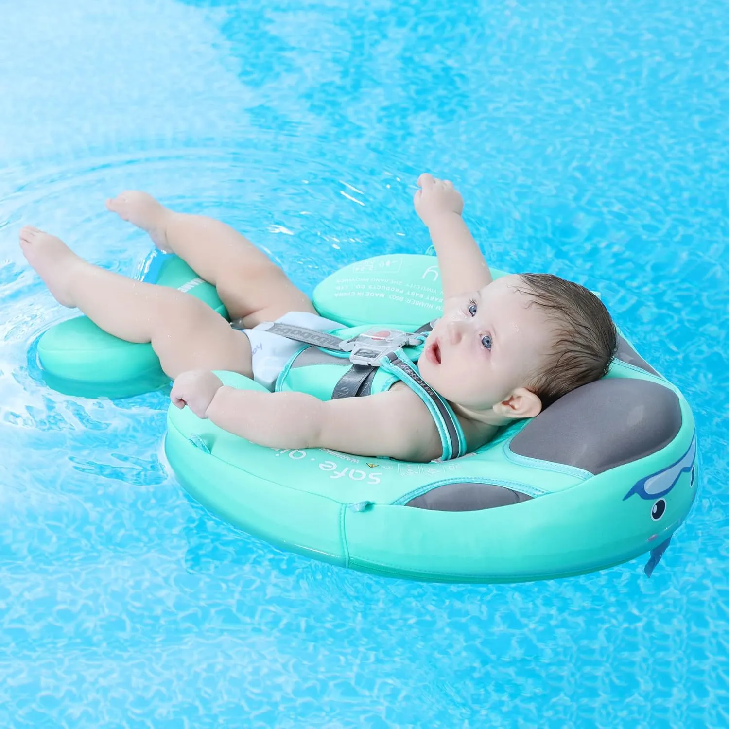 Mambobaby Add Tail Newest Baby Float with Sun Canopy – Special Edition Green