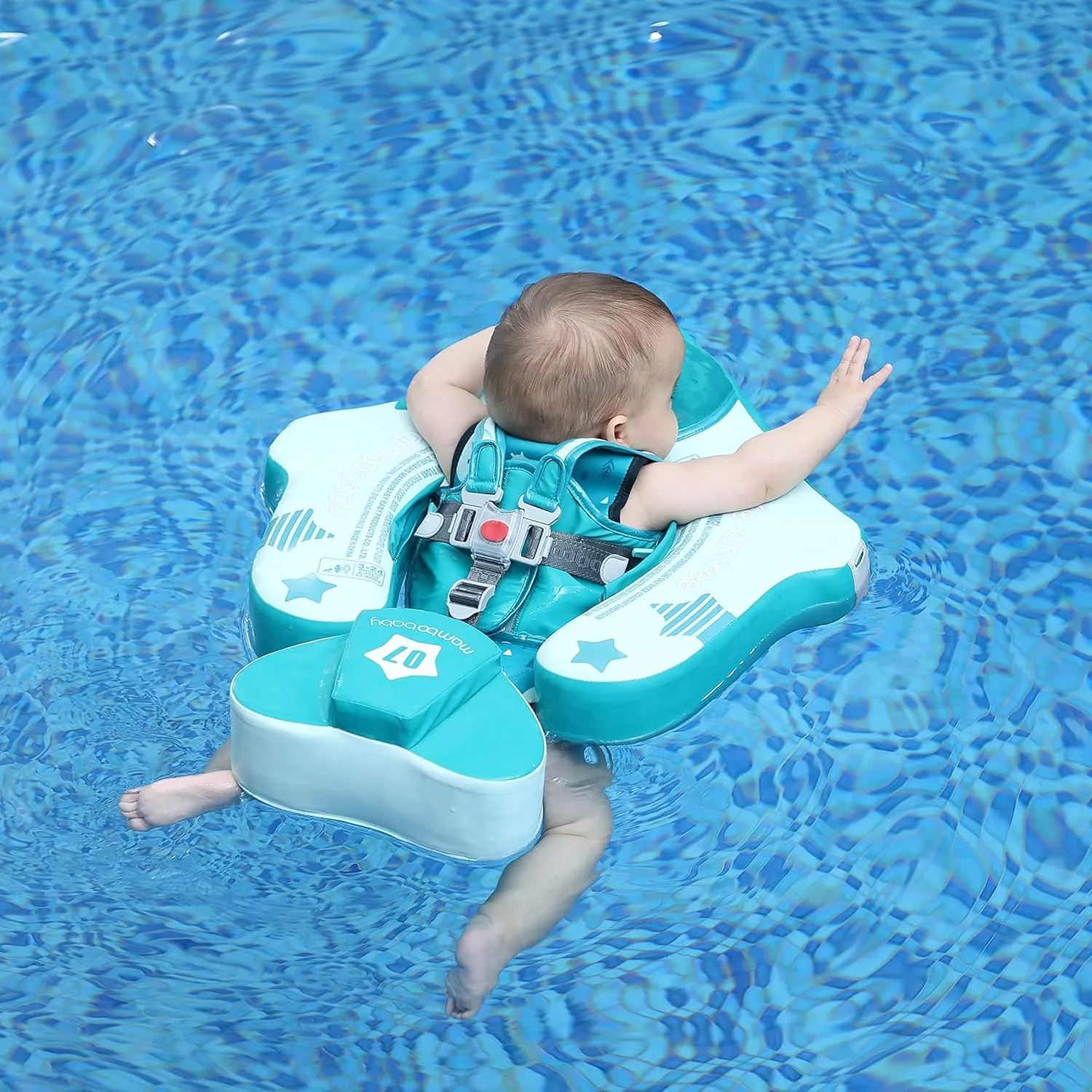 Mambobaby Add Tail Newest No.07 Airplane Baby Float with Sun Canopy – Green
