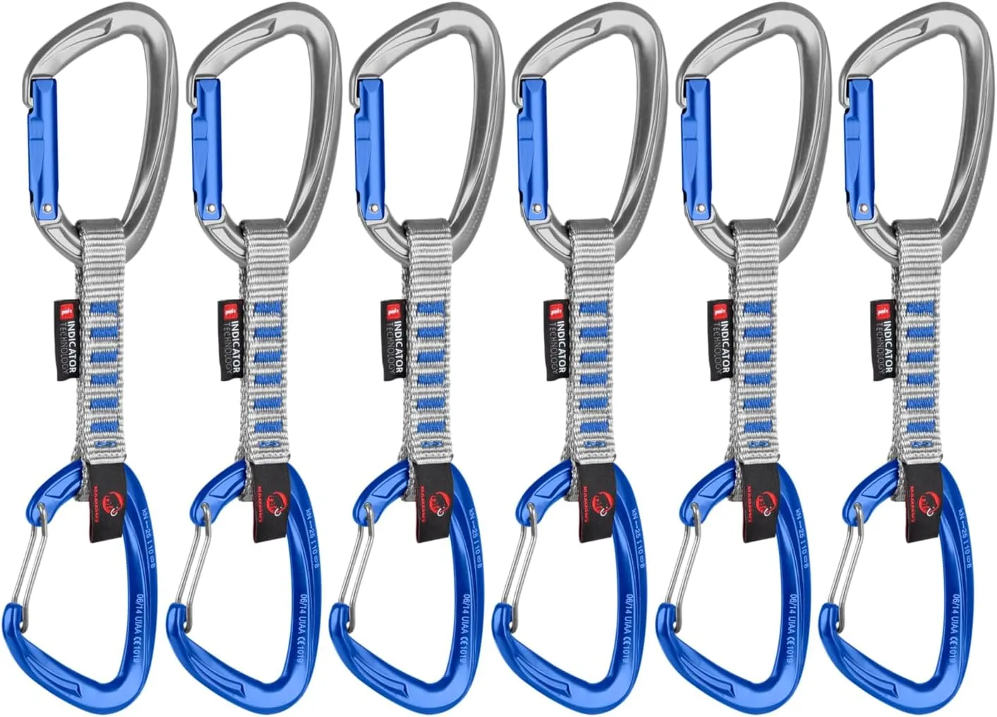 Mammut Crag Keylock Wire Indicator 6-Pack Quickdraws