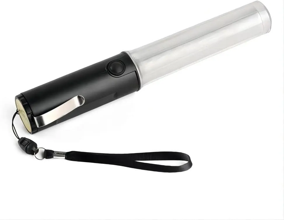 Mastiff 260rg Traffic Wand Safety Control Magnet Multifunctional 3xaa Red Green Light 3-Mode Flashlight Torch LED Lamp Signal Beacon