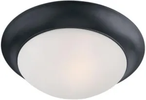 Maxim Lighting 5852FTBK Essentials-585x-3 Light Flush Mount in Early American style-16.5 Inches Wide by 5 inches high