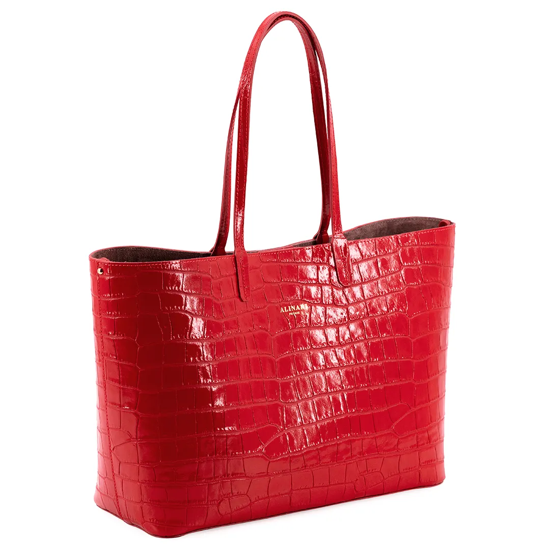 Maxima Tote Croco Bag