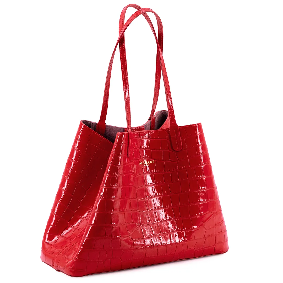 Maxima Tote Croco Bag