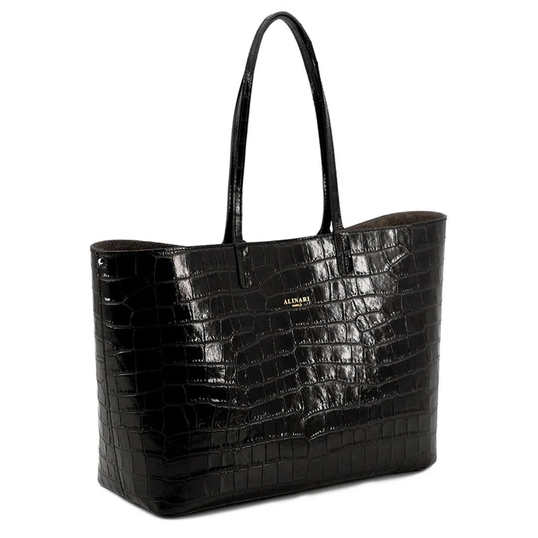 Maxima Tote Croco Bag