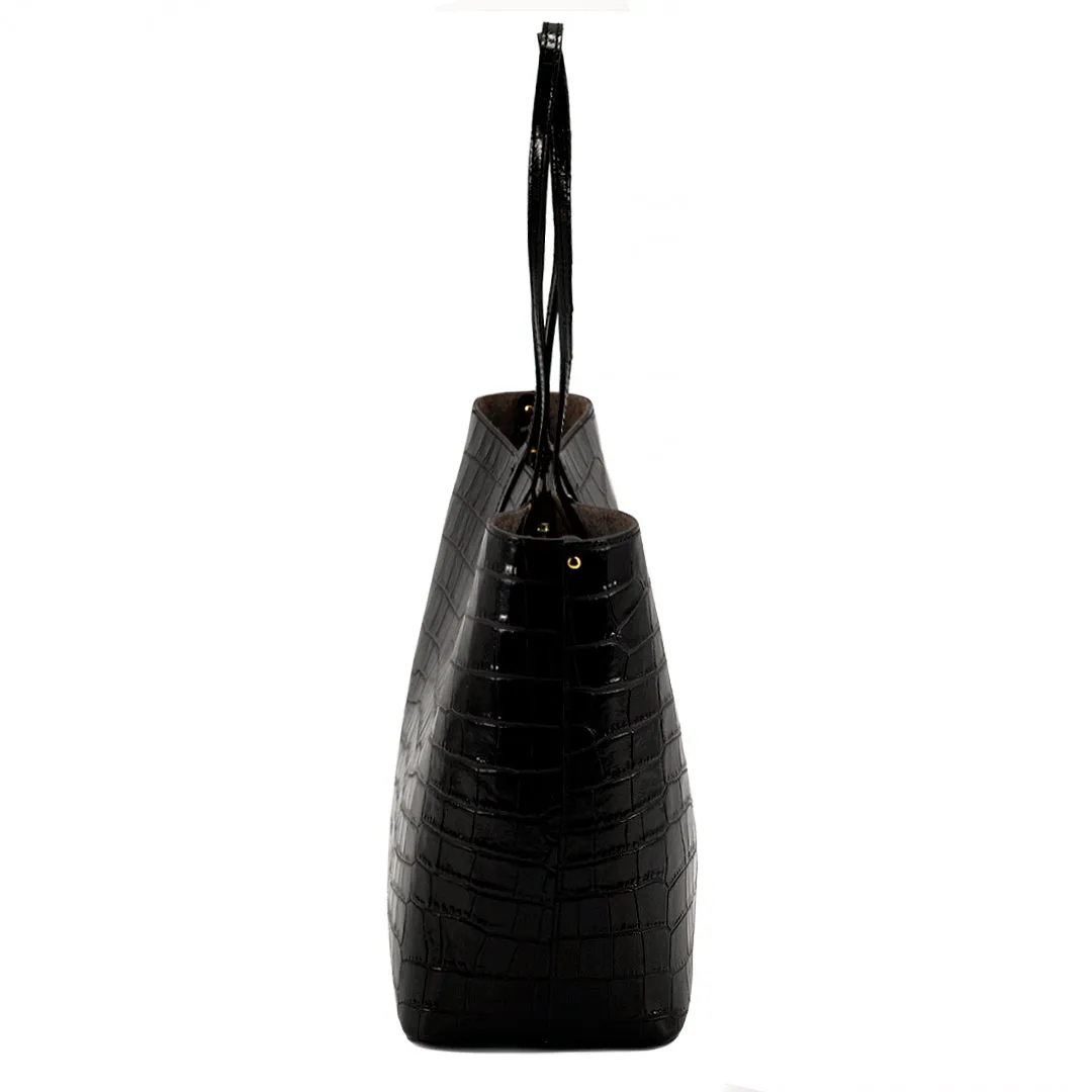 Maxima Tote Croco Bag