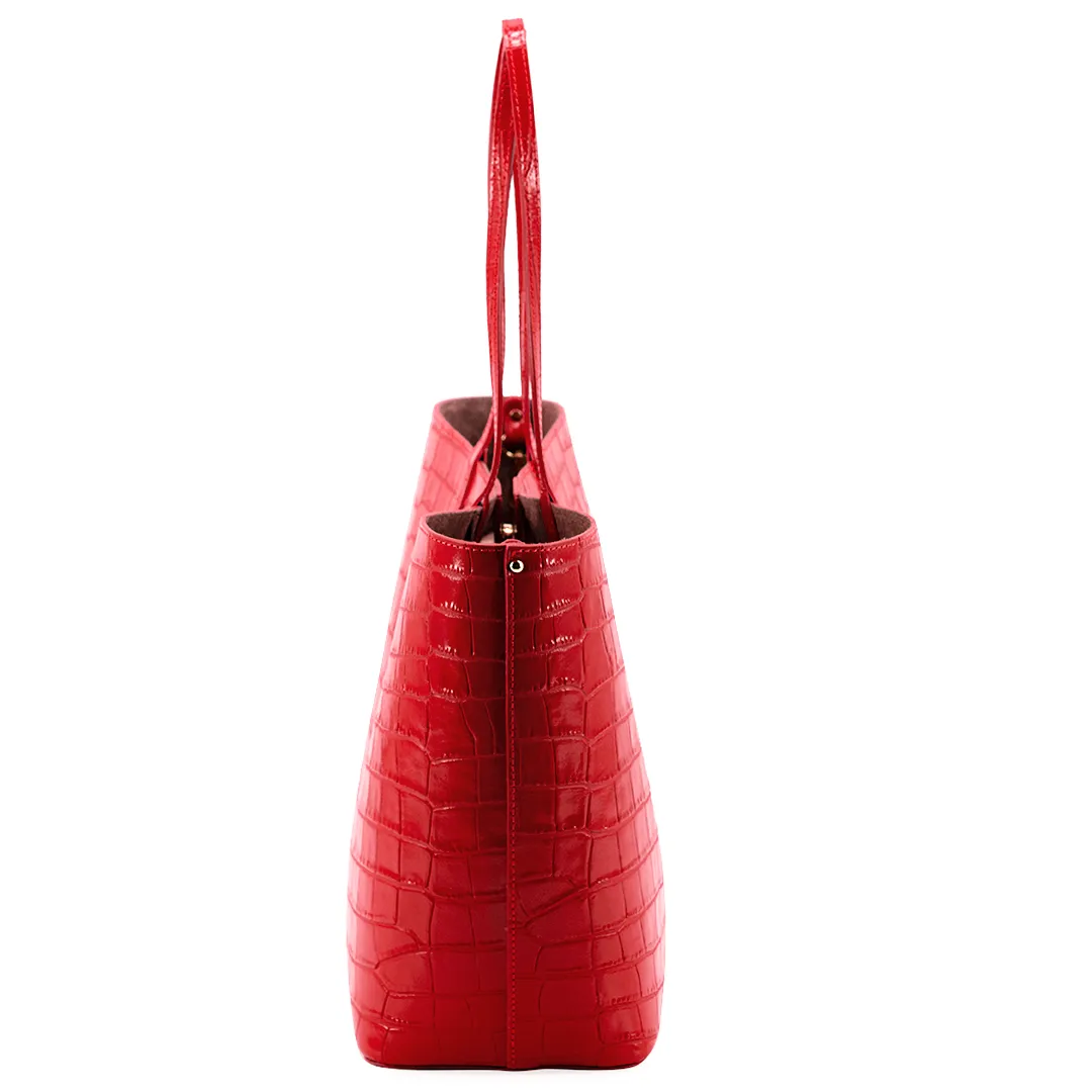 Maxima Tote Croco Bag
