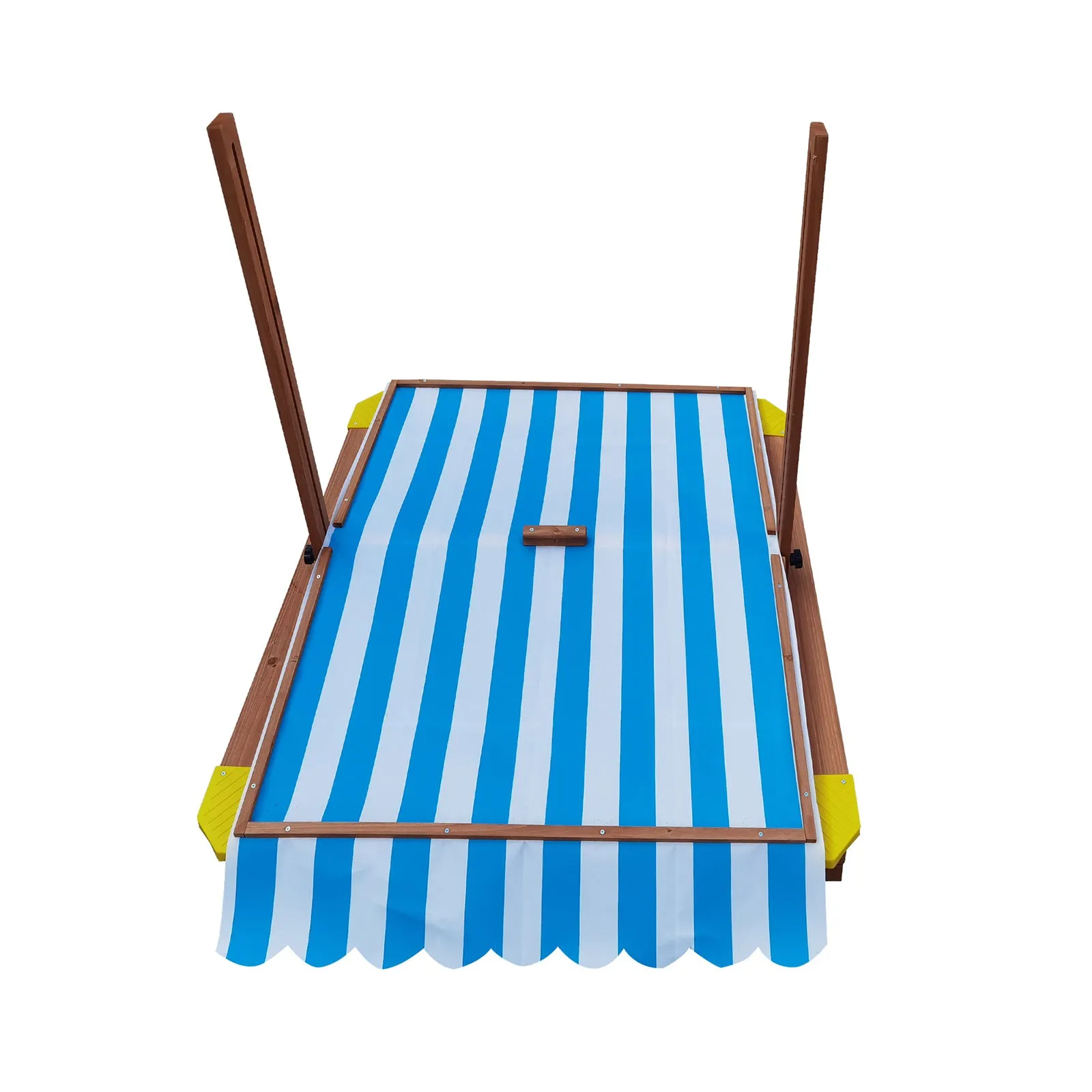Mazam Kids Sandpit Outdoor Toys Wooden Sandbox Beach Play Box Children Canopy