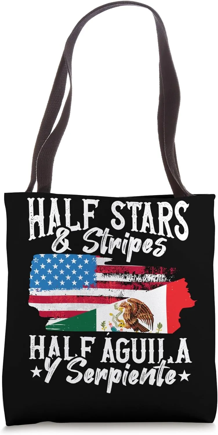 Mexican Roots American Growth Strong Cultural Bond Mexico Tote Bag