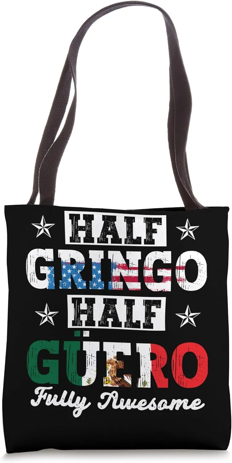 Mexican Roots American Growth Strong Cultural Bond Mexico Tote Bag