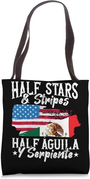 Mexican Roots American Growth Strong Cultural Bond Mexico Tote Bag