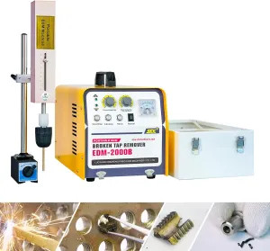 MINI EDM-2000B Broken Tap Remover, Spark Erosion, Portable EDM Drilling Machine Remover, 110V, 2000W, Depth Setting
