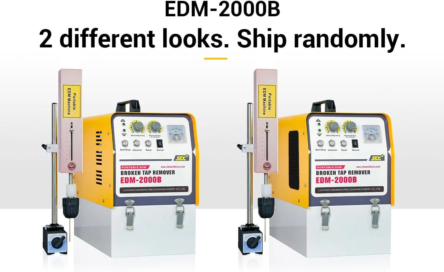 MINI EDM-2000B Broken Tap Remover, Spark Erosion, Portable EDM Drilling Machine Remover, 110V, 2000W, Depth Setting