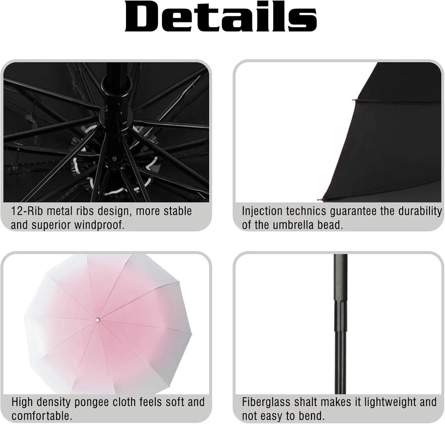Mini Travel Umbrella Purse with Case Compact, Lightweight, UV Umbrella UPF 50  Sun Protection, Windproof Portable Parasol for Women, Men & Kids